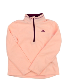 Růžová fleecová mikina Decathlon