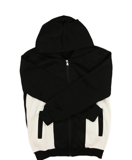 Černo-bílá mikina 