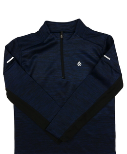 Tmavě modrá sportovní mikina 