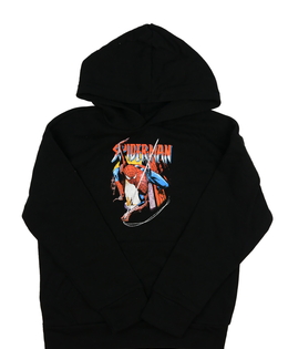 Černá mikina s motivem Spider-man 