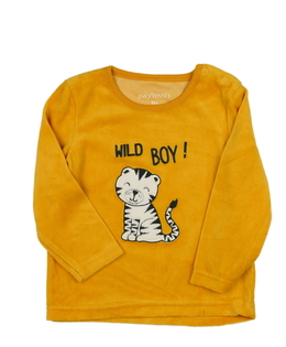 Žlutá mikina s tygříkem 