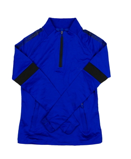 Tmavě modrá elastická mikina 