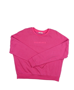 Růžová crop mikina s nápisem vel. 170 M&S