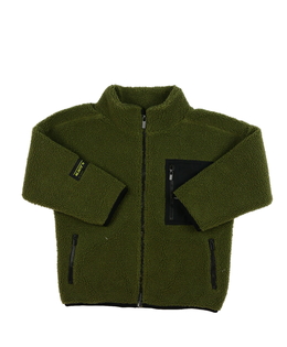 Zelená beránková mikina s podšívkou Next