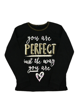 Černá mikina s nápisy George