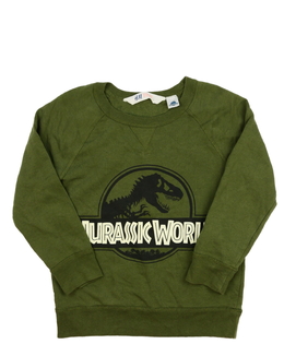 Zelená mikina Jurský svět H&M