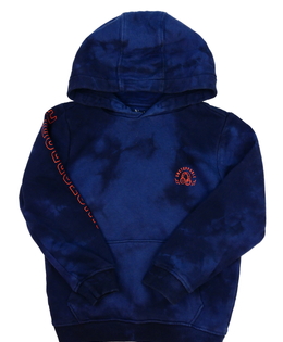 Modrá batikovaná mikina Nutmeg 