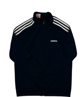 Tmavě modrá sportovní mikina Adidas 