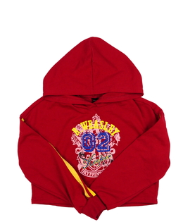 Červená crop mikina Harry Potter 