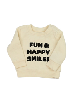 Krémová mikina s nápisy Primark 