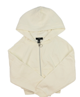 Krémová crop mikina New Look 