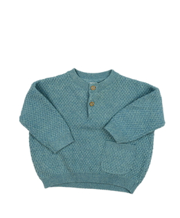 Modrý melírovaný svetr Next