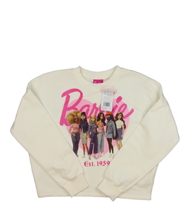 Nová krémová kratší mikina Barbie 