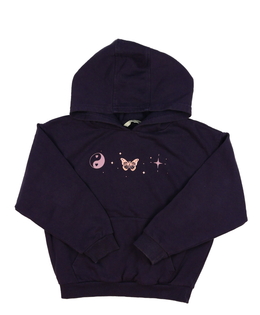 Fialová zdobná mikina George