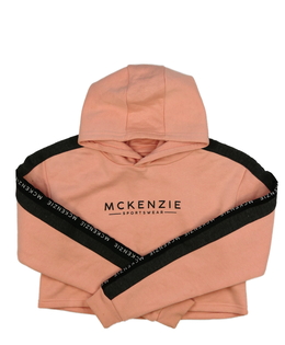 Růžová crop mikina McKenzie 