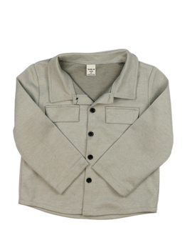 Šedý košilový kabátek 