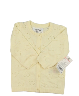 Nový krémový madeirový svetr F&F