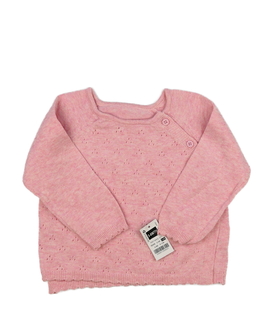 Nový růžový svetřík 