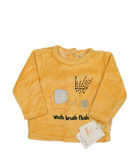 Nová žlutá mikina se slony 