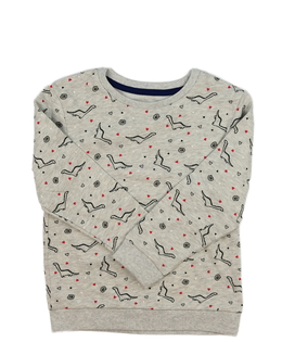 Šedá melírovaná dinosauří mikina Mothercare