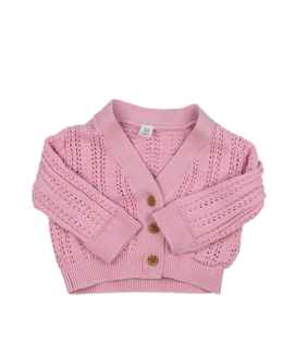 Růžový madeirový svetřík M&S