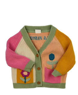 Barevný propínací svetřík Next