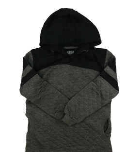 Šedo-černá mikina 