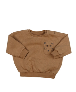 Hnědá mikina s čumáčkem 