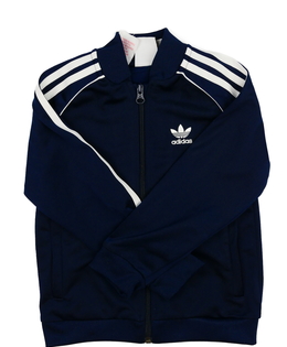 Tmavě modrá mikina Adidas 