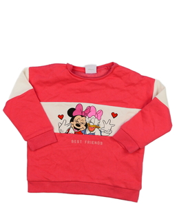 Růžová mikina Minnie Disney 