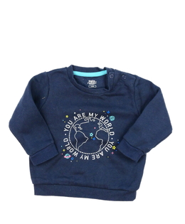 Tmavě modrá mikina s planetou F&F