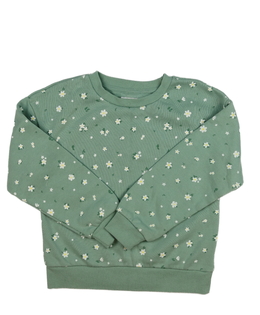 Zelená květinová mikina Primark 