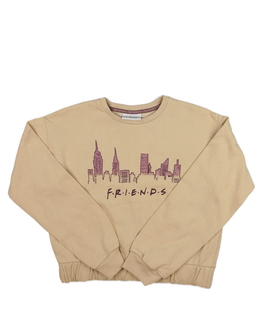 Hnědá kratší mikina F.R.I.E.N.D.S George