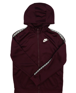 Tmavě bordo sportovní mikina Nike 