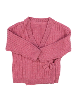 Tmavě růžový zavinovací svetřík Mothercare