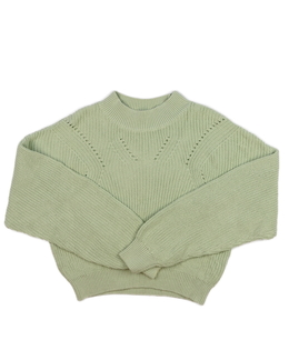 Zelený crop svetr H&M
