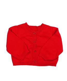 Červený propínací svetřík Mothercare