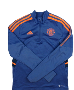 Modrá sportovní mikina Adidas