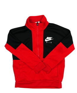 Černo-červená sportovní mikina Nike 