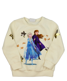 Krémová mikina Frozen Disney 