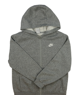 Šedá melírovaná mikina vel. 170 Nike 