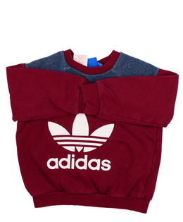 Červeno-modrá mikina Adidas