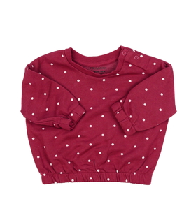Červená mikina s kolečky Primark 