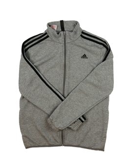 Šedá melírovaná mikina Adidas 