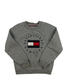 Šedá melírovaná mikina Tommy Hilfiger 