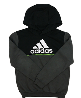 Černo-šedá mikina Adidas 