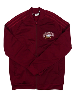 Červená sportovní mikina Adidas 