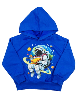 Modrá mikina s astronautem 