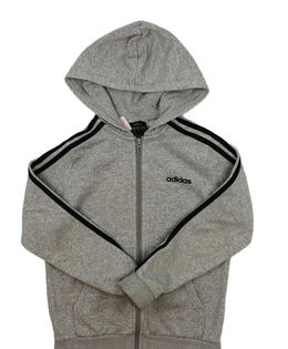 Šedá melírovaná mikina Adidas 