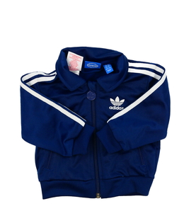 Tmavě modrá sportovní mikina Adidas 